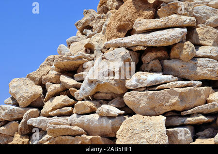 Pile di pietra a Marsa Alam Egitto Foto Stock