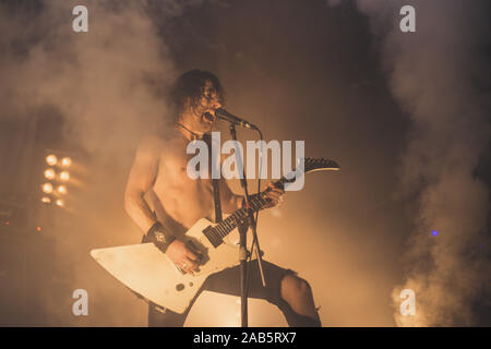 Airbourne live a Manchester academy novembre 2019 Foto Stock