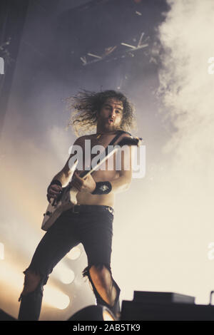 Airbourne live a Manchester academy novembre 2019 Foto Stock