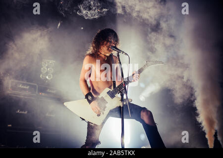 Airbourne live a Manchester academy novembre 2019 Foto Stock