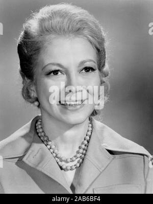 Monica Lewis, Ritratto di pubblicità per il film "terremoto", Universal Pictures, 1974 Foto Stock