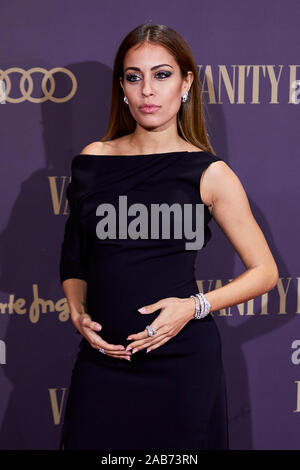 Hiba Abouk assiste il Vanity Fair " Persona dell'anno 2019' premi al Teatro Real di Madrid. Foto Stock