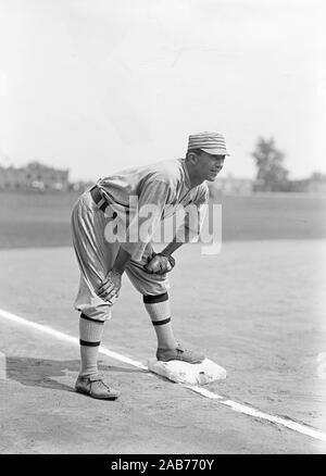 Vintage 1910s i giocatori di baseball - Frank "Home Run Baker, Philadelphia al ca. 1914 Foto Stock