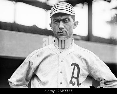 Vintage 1910s i giocatori di baseball - Frank "Home Run Baker, Philadelphia al ca. 1914 Foto Stock