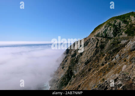 California state Route 1, autostrada 1, strada costiera lungo l'Oceano Pacifico, California, Stati Uniti Foto Stock