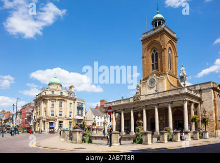 Chiesa Parrocchiale di tutti i santi, George fila e fila di tappeti, centro città, Northampton, Northamptonshire, England, Regno Unito, Europa Foto Stock