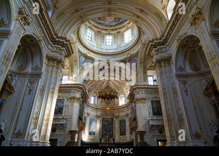 Bergamo cattedrale dedicata a San Alexander, Bergamo, Lombardia, Italia, Europa Foto Stock