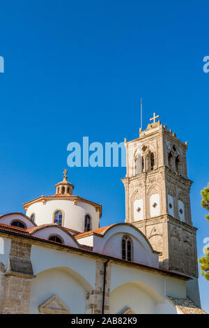 La chiesa di Santa Croce nel villaggio di Lefkara, Cipro, Europa Foto Stock