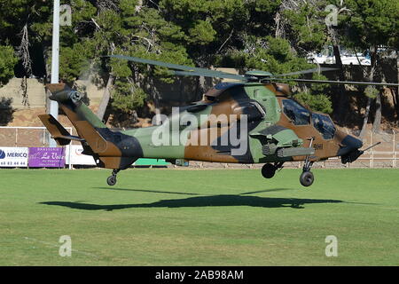 L esercito francese EUROCOPTER TIGRE (Tiger) elicottero d'assalto. Stesso tipo come si è schiantato in Mali il 26 novembre 2019. Foto Stock