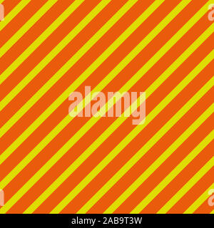 Giallo arancione striscia diagonale pattern - Vettore Foto Stock