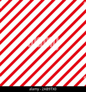 Red striscia diagonale pattern - Vettore Foto Stock