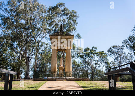 La guerra boera Memorial nel Parco di Parramatta, nel sobborgo occidentale di Parramatta, Sydney, Australia Foto Stock