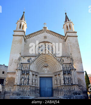 La chiesa di Santa María de Vilafranca, Barcellona Spagna Foto Stock
