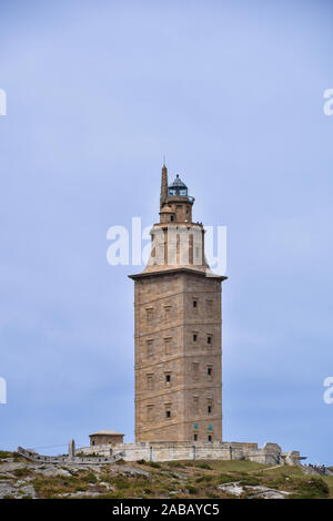 Torre di Hercules (faro), La Coruna (Spagna) Foto Stock