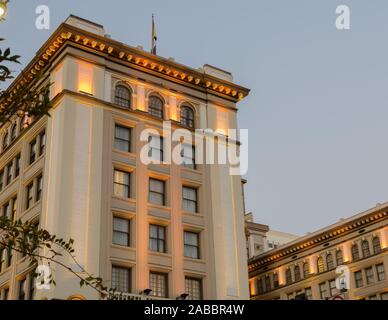 Lo US Grant Hotel in San Diego Gaslamp area. Foto Stock