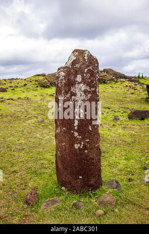 Ahu Vinapu, Rapa Nui, Isola di Pasqua, Cile. Foto Stock