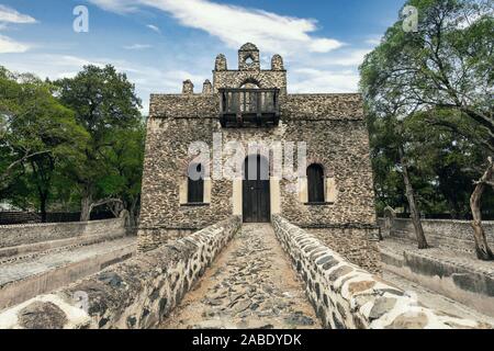 Africa Etiopia, Gondar, Gonder, Royal Enclosure Fasil Ghebbi Fasilides Bagno - Fasilides Piscina. Patrimonio Mondiale UNESCO Foto Stock