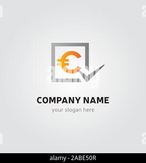 Logo unico - Crypto Coin C Lettera denaro moneta per azienda Logo aziendale Illustrazione Vettoriale