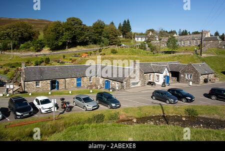 Wanlockhead Lead Mining Museum nel villaggio più alto della Scozia sulla Southern Upland Way Foto Stock