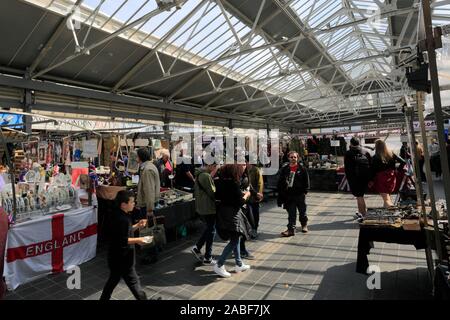 Il coperto Mercato di Greenwich, Greenwich, Londra, Inghilterra Foto Stock