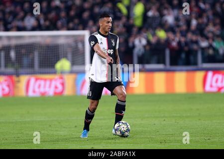 Torino, Italia. Il 26 novembre 2019. Champions League 2019-20. Juventus vs Club Atletico de Madrid. Danilo della Juventus FC. Foto Stock