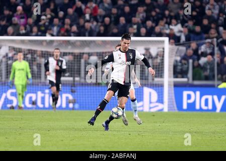 Torino, Italia. Il 26 novembre 2019. Champions League 2019-20. Juventus vs Club Atletico de Madrid. Cristiano Ronaldo della Juventus FC. Foto Stock