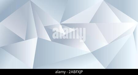 Sfondo astratto con triangoli, vettore design geometrico con effetto 3D Illustrazione Vettoriale