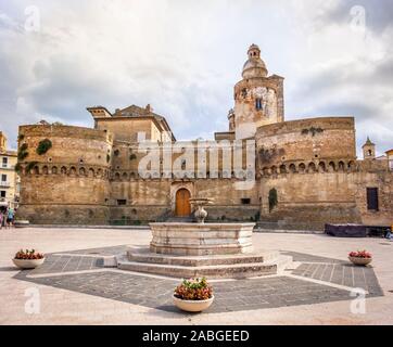 Regione Abruzzo landmark Vasto - Italia - Castello di castello Caldoresco Foto Stock