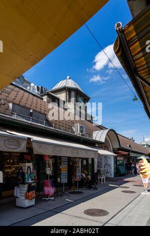 Mercato Naschmarkt di Vienna Wien, Austria Foto Stock