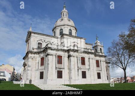 Igreja da Palazzo Lisbona, Portogallo Foto Stock