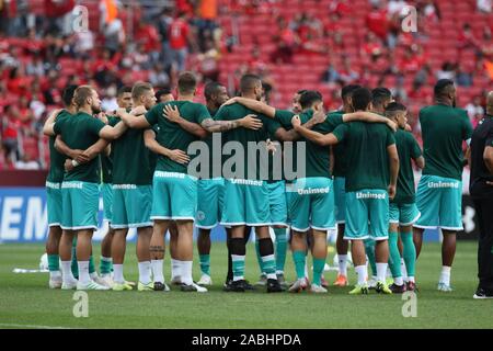 Porto Alegre, Brasile. 26 Nov, 2019. Serie A. Match tenutosi a Beira Rio Stadium il mercoledì sera (27) a Porto Alegre, RS, Brasile. Credito: Raul Pereira/FotoArena/Alamy Live News Foto Stock