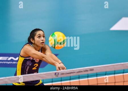 Scandicci, Italia, 27 Nov 2019, samantha bricio (savino del bene scandicci) durante la Savino Del Bene Scandicci vs Lokomotiv Kaliningrad - Pallavolo Champions League donne - Credit: LPS/Lisa Guglielmi/Alamy Live News Foto Stock