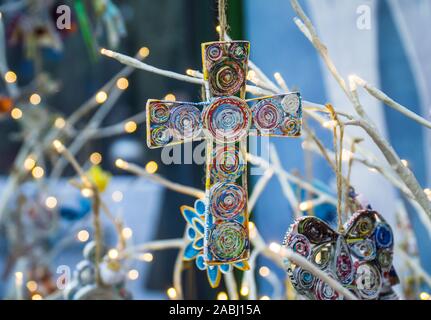 Holiday pop up negozi a Bryant Park Foto Stock