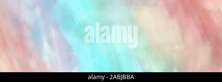 Bella grungy spazzolato con sfondo colorato di grigio pastello, grigio chiaro e blu cielo dipinto di colore. Foto Stock