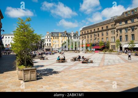 Scozia - giugno, 26, 2019: La Piazza della Città, Scozia. Foto Stock