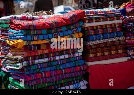 Guatemala tessuti tipici Foto Stock