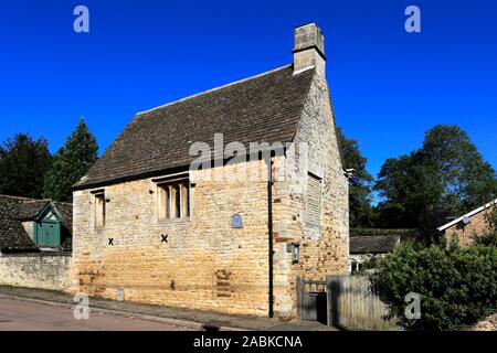 I sacerdoti House, Easton sulla collina village, Northamptonshire County, England, Regno Unito Foto Stock