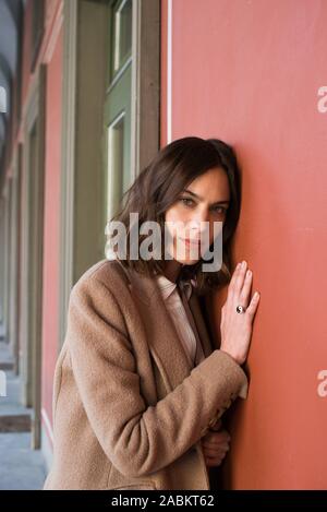 Alexa Chung, modello presentatore e IT-girl da Londra a Monaco di Baviera. [Traduzione automatizzata] Foto Stock