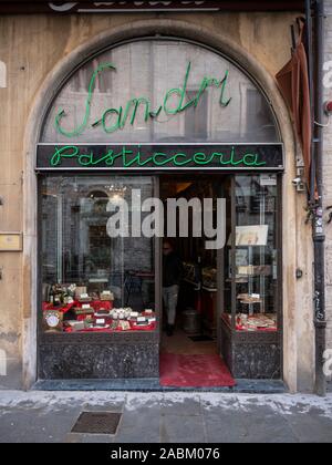 Perugia. L'Italia. Pasticceria Sandri, storico bar pasticceria su Corso Pietro Vannucci, 32. Foto Stock