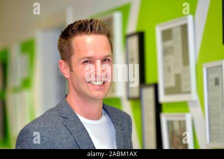 Florian Schardt, candidato per la presidenza della SPD Munich-Land. [Traduzione automatizzata] Foto Stock