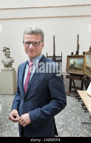 Arte Ministro Bernd Sibler (nella foto) con le mani su nove opere d'arte dalle proprietà originale del giovane Giulio e Semaya Franziska Davidsohn ai loro eredi al Museo Nazionale Bavarese di Monaco di Baviera. [Traduzione automatizzata] Foto Stock