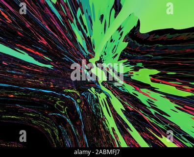 Coloratissimi sfondi LSD Foto Stock