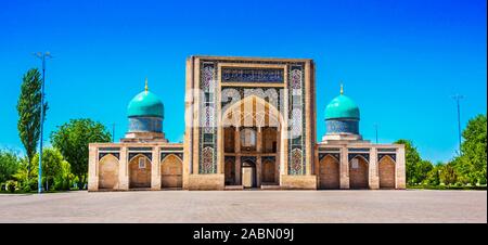 Khast Imam moschea, importante destinazione turistica a Tashkent, Uzbekistan Foto Stock