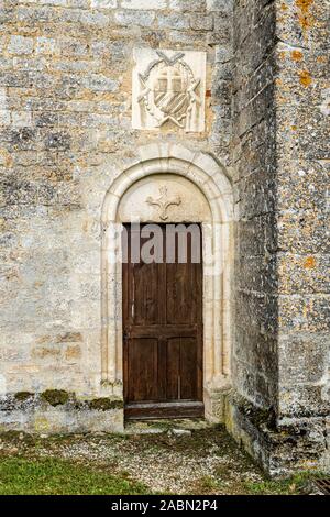 Bar-sur-Seine (Francia nord-orientale): la cappella dei Templari della Commenda di Avalleur, ospedale Commanderie di origine templare fondata nel XII secolo Foto Stock