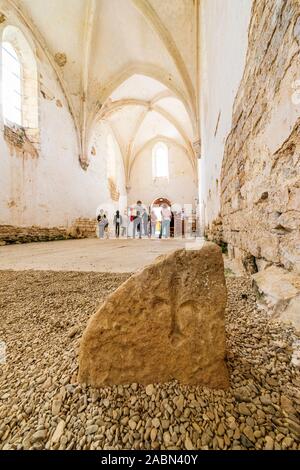 Bar-sur-Seine (Francia nord-orientale): la cappella dei Templari della Commenda di Avalleur, ospedale Commanderie di origine templare fondata nel XII secolo Foto Stock