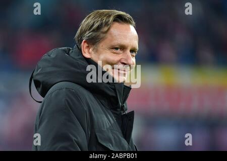 Leipzig, Deutschland. 23 Nov, 2019. Horst HELDT (direttore sportivo Koeln), immagine singola, singolo motivo, Ritratto, Ritratto, ritratti. Soccer 1. Bundesliga, 12.Spieltag, giornata12, RB Leipzig (L) - 1.FC Colonia (K) 4-1, su 23/11/2019 di Lipsia, REDBULLARENA, DFL REGOLAMENTI VIETANO QUALSIASI USO DI FOTOGRAFIE come sequenze di immagini e/o quasi-VIDEO. | Utilizzo di credito in tutto il mondo: dpa/Alamy Live News Foto Stock