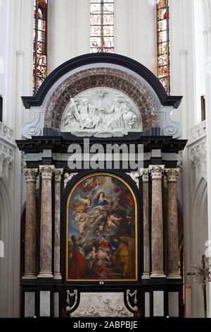 Cattedrale di Nostra Signora, altare maggiore, Onze-Lieve-Vrouwekathedraal, Anversa, Belgio Foto Stock