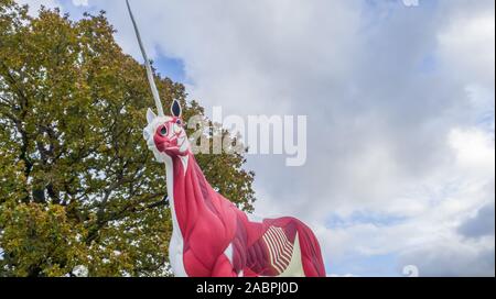 Damien Hirsts il mito della scultura. Yorkshire Sculpture Park, Wakefield Foto Stock