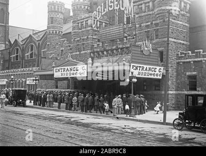 Foto scattata al 1912 Convention Nazionale Repubblicana tenutasi presso il Colosseo di Chicago, Chicago, Illinois, Giugno 18-22. Foto Stock