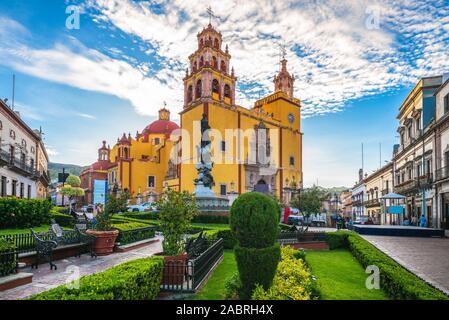 Facciata di guanajuato cateral in Messico Foto Stock